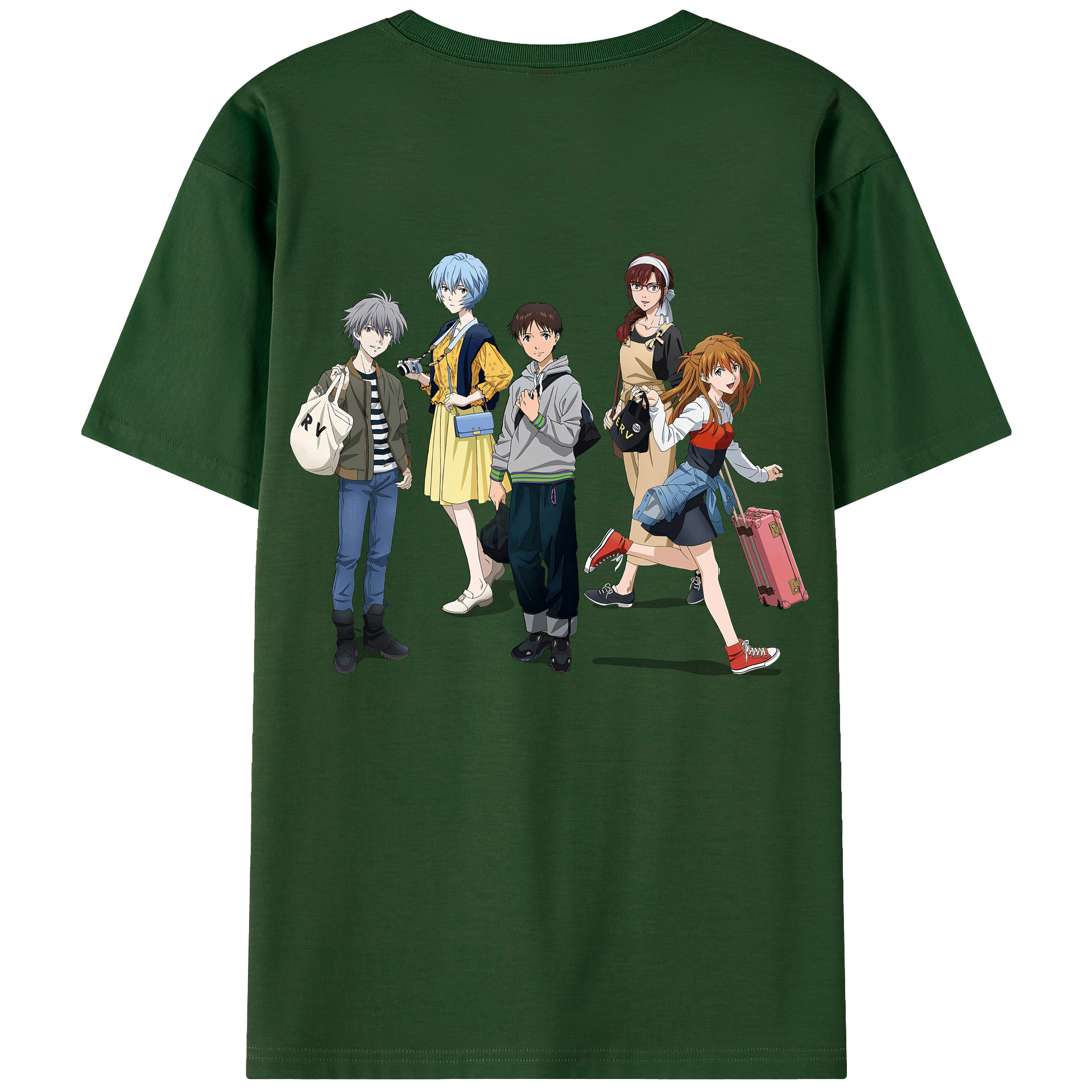 （画像用） EVA 新世紀エヴァンゲリオン 綿100％半袖Tシャツ（背面プリント）